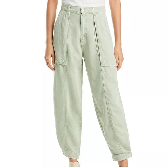 MOTHER Women's The Patch Pocket Chute Flood Jeans size 26 NWT - Picture 2 of 12